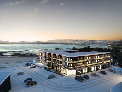 Sentrumsgården Buvika: Unihouse will build 3 buildings in the Trondheim area of Norway.