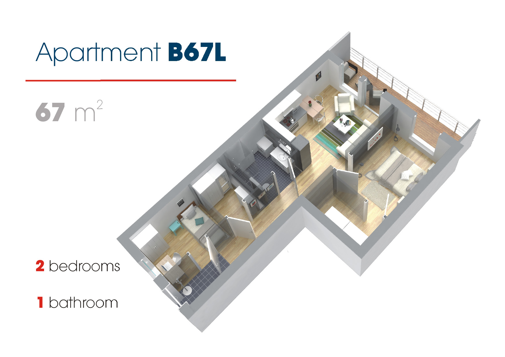 Apartment B67L 1