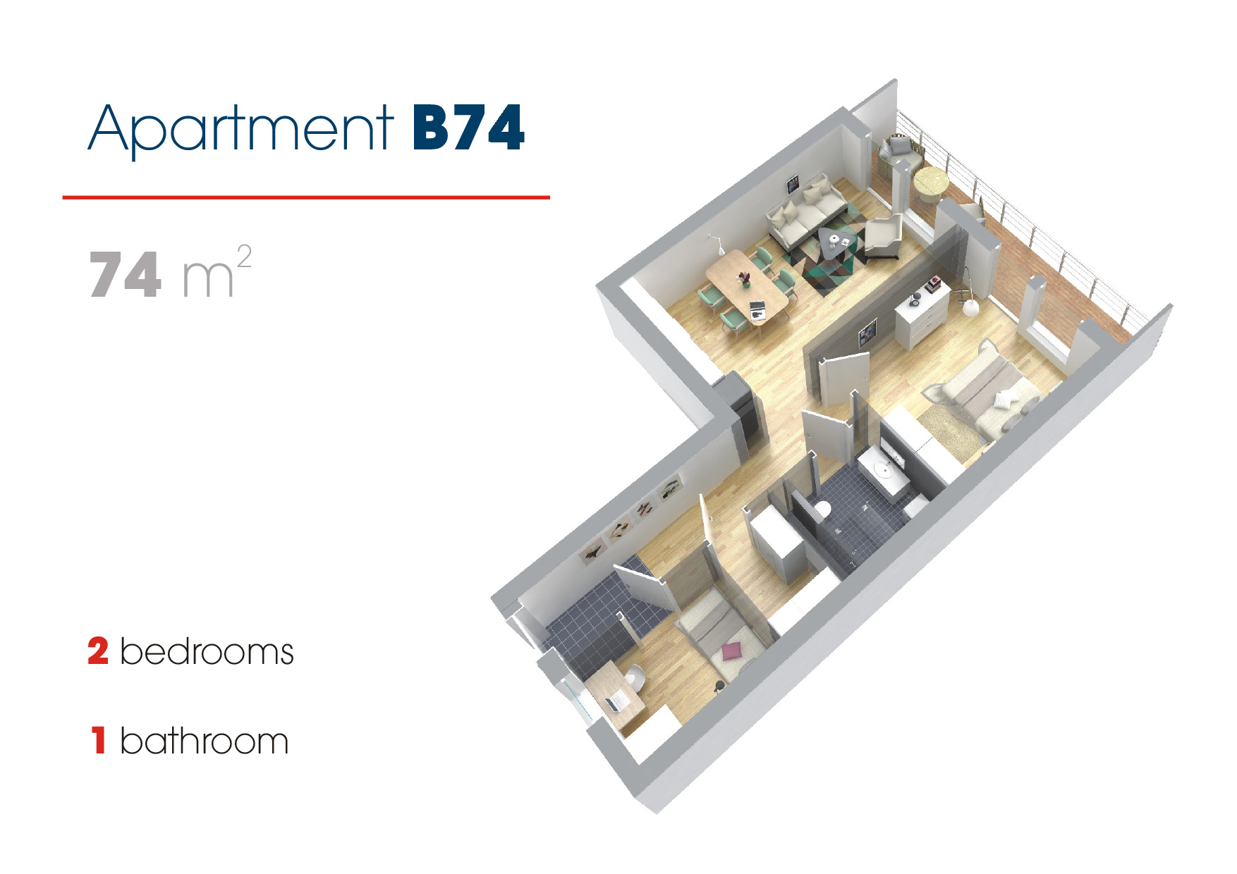 Apartment B74 1