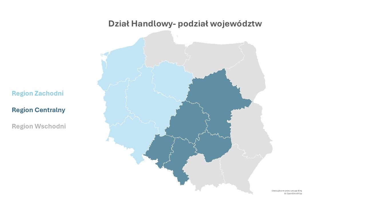 Podział działu handlowego Unihouse
