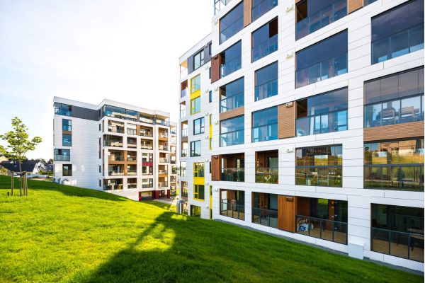 HeimdalsPorten Trondheim – 8 kondygnacji i 204 mieszkania w drewnianej technologii modułowej | Unihouse
