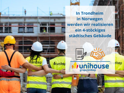 Unihouse erhält Auftrag zur Entwicklung eines 4-stöckigen Gebäudes in Trondheim, Norwegen
