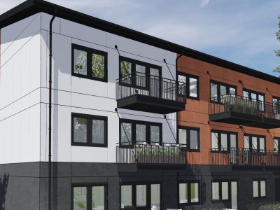 Unihosue buduje budnek modułowy wielorodzinny w  Linköping w Szwecji.